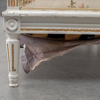 A Gustavians sofa from around the year 1800.