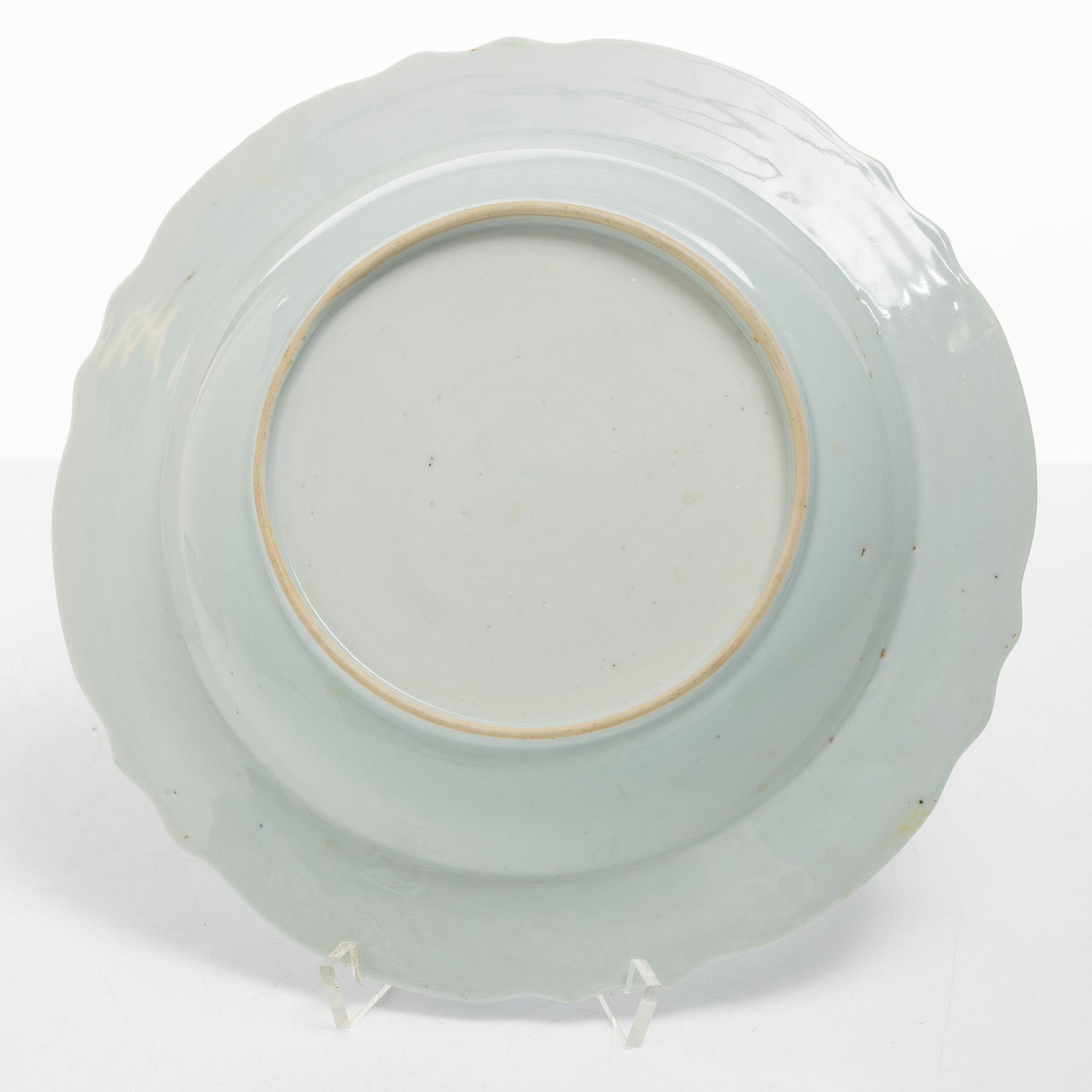 Servisdelar, 10 st, kompaniporslin, Kina, Qingdynastin, Qianlong (1736-95).