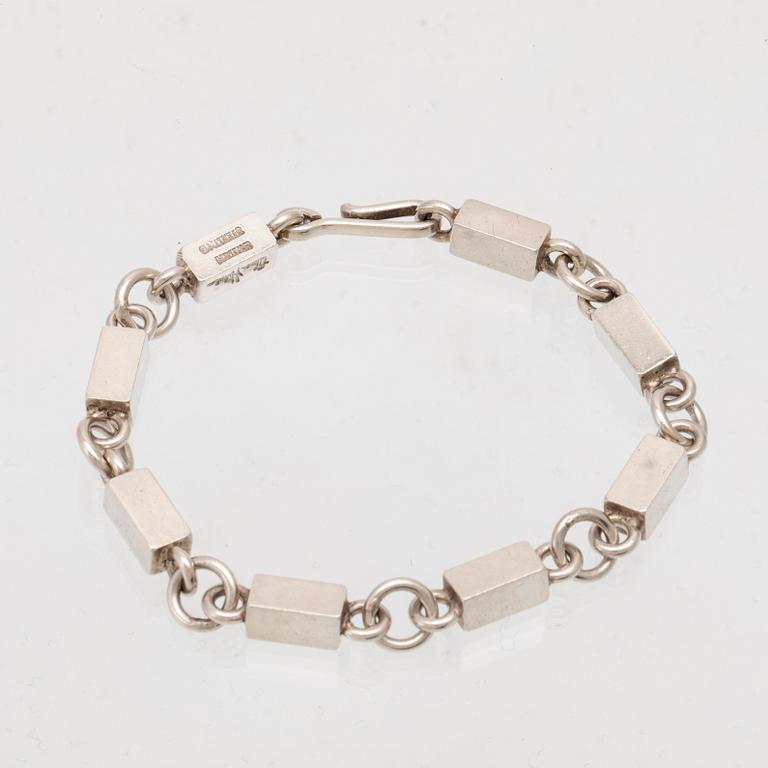 Wiwen Nilsson, armband silver, Lund 1952.