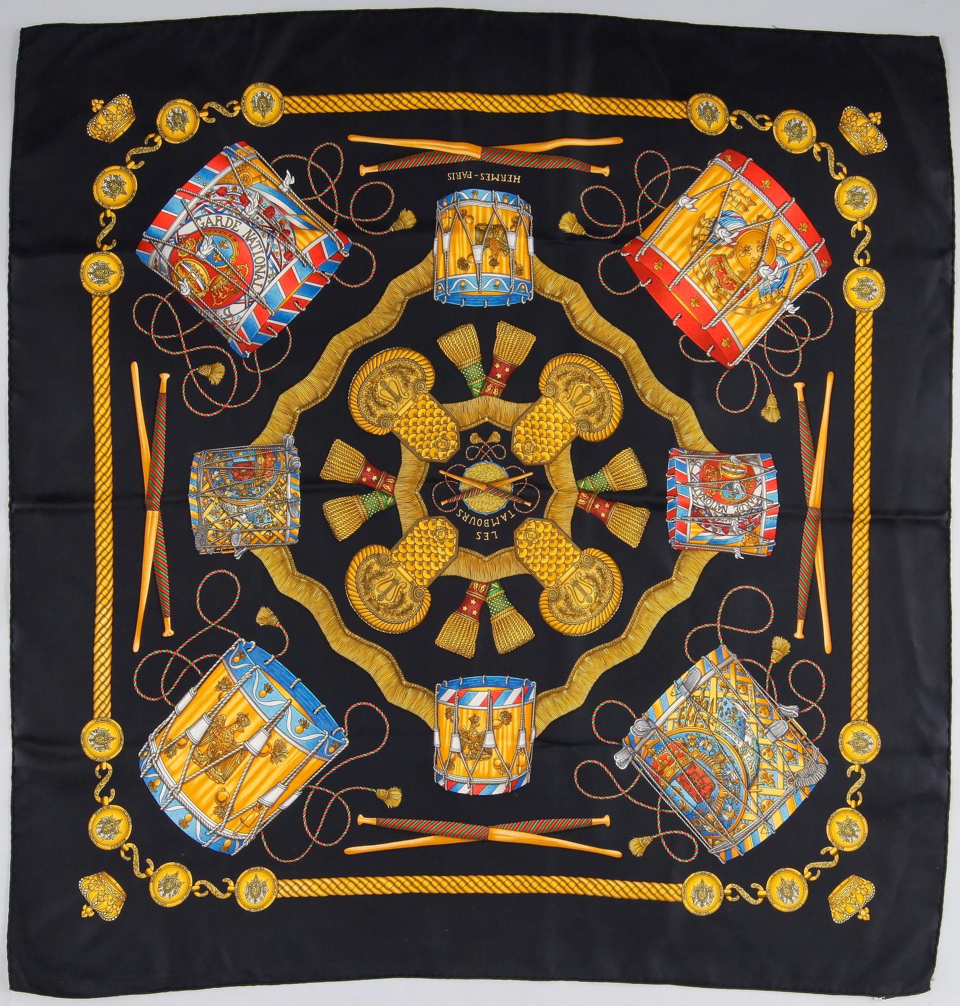 SCARF,  Hermès, "Les Tambours".