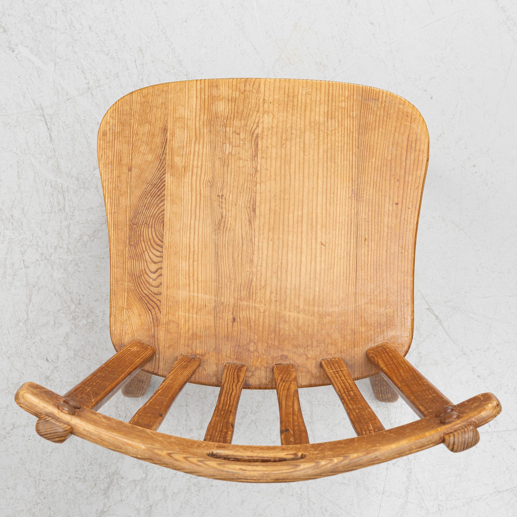 Chairs, a pair, "Hytte", Nordiska Kompaniet, 1940s.