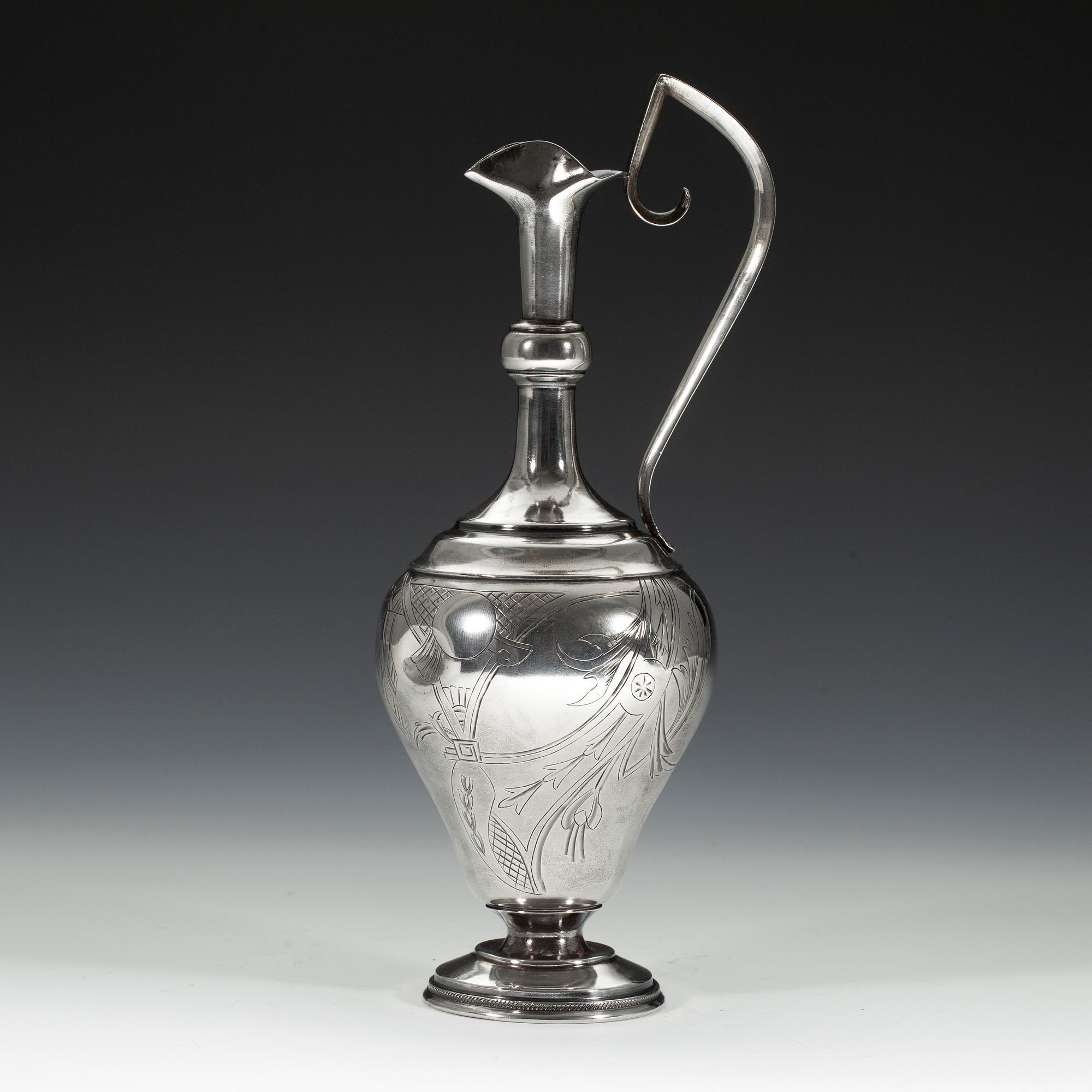 KANNA, silver, mästarstämplar НСС (kyrilliska), Moskva 1908-1917. Vikt 199 g.