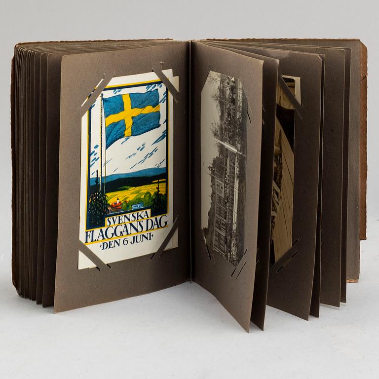 MIA GREEN, photographs from WWI Haparanda in two albums stamped and dated 1915.