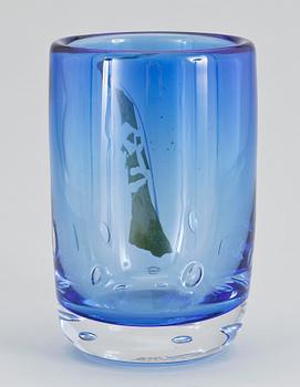 VAS, glas, Carlos Pebaque Gullaskruf. Sign o dat 1991.