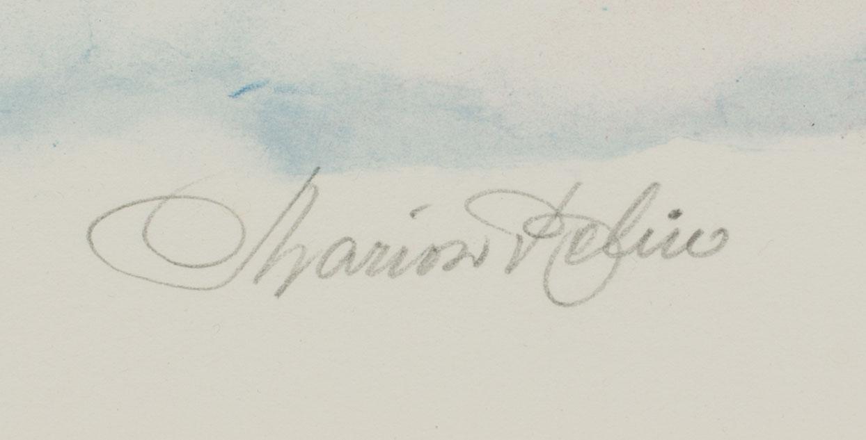 MARION BELIN, lithograph in colours, signed and numbered.