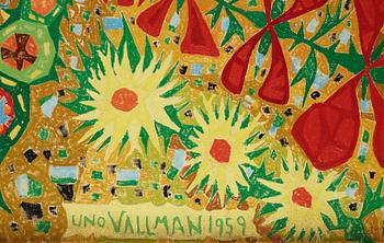 UNO VALLMAN, olja på duk, signerad och daterad 1959.