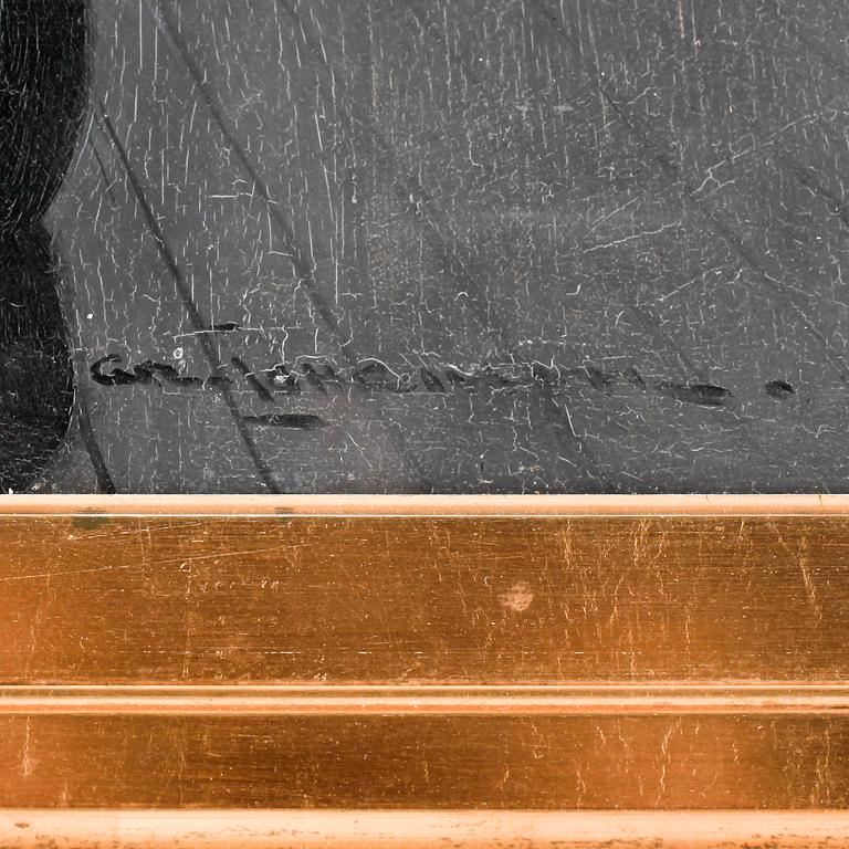 CARL JOHANSSON, olja på duk, sign.