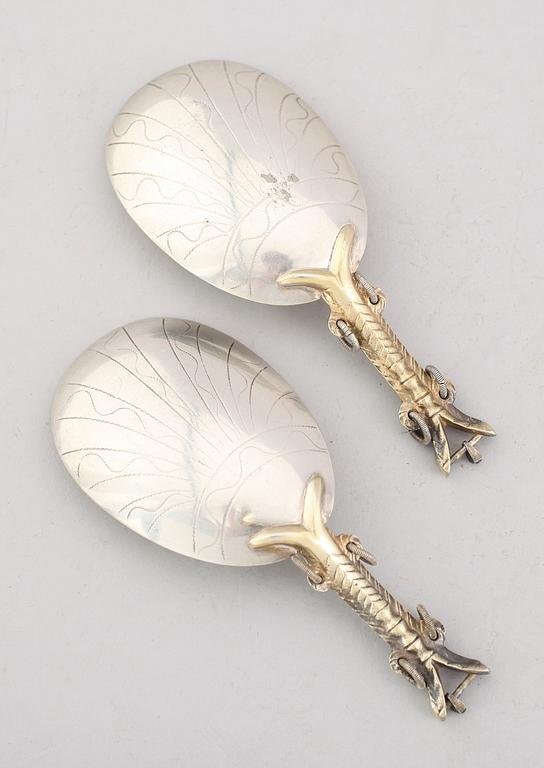 SKEDAR, 1 par, silver, 1900-tal.