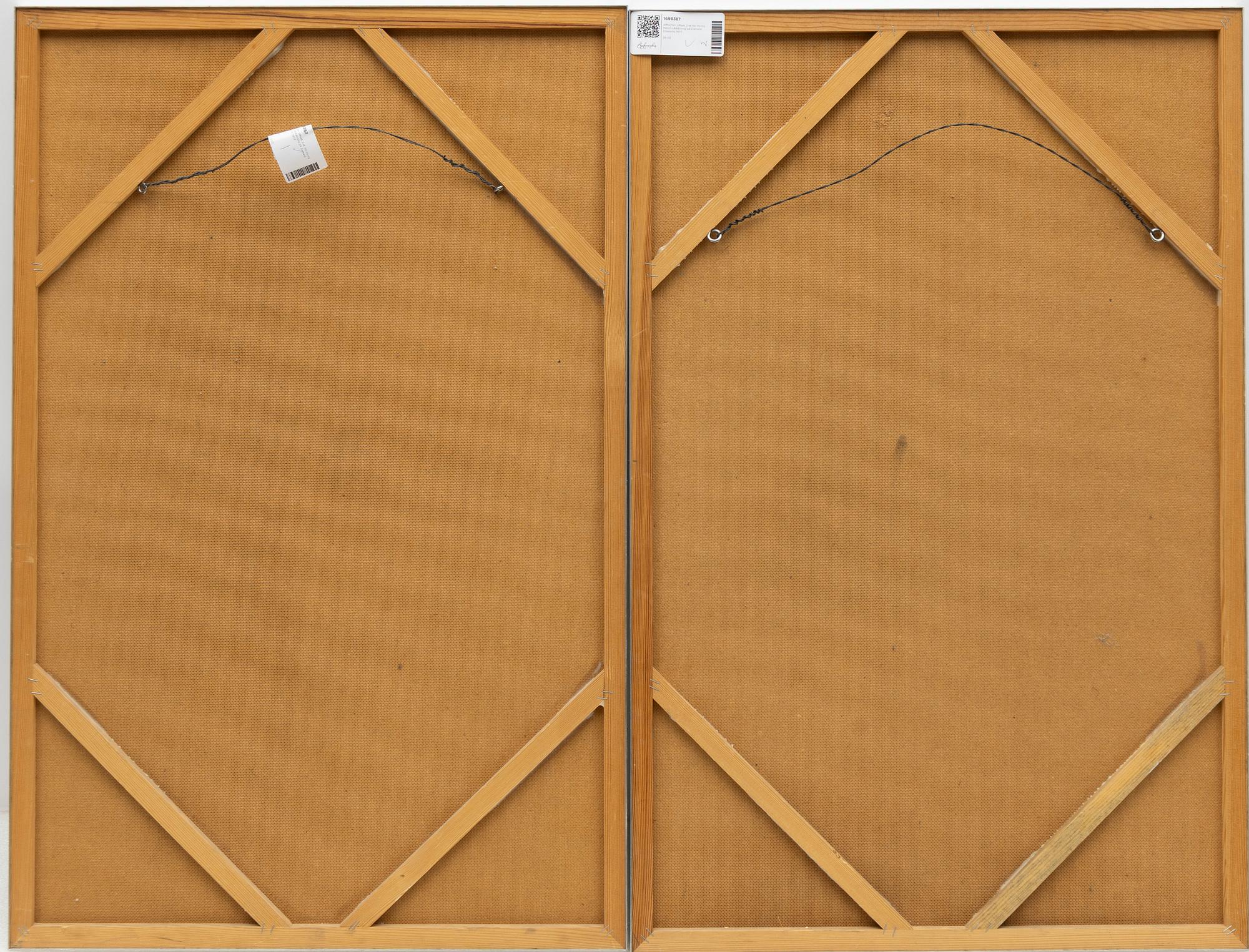 Posters, offset, 2 pcs, for Irving Penn's exhibition at Camera Obscura, 1977.