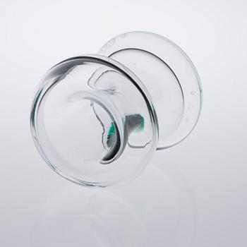 KONSTGLAS, "Hurricane 1348", signerad Tamara Aladin, Riihimäen Lasi Oy.