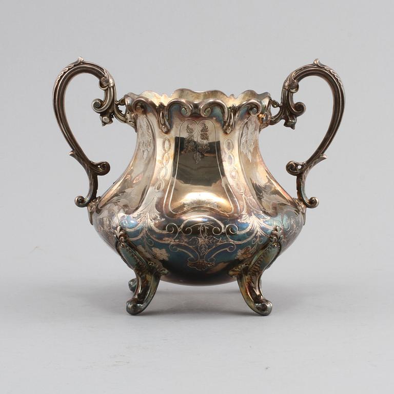 HÄNKELSKÅL, silver, White & Johnson, 1800-talets andra hälft, vikt 520 gram.
