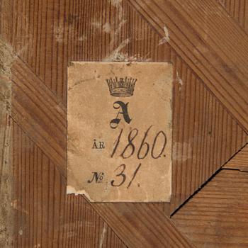 JOHAN CHRISTIAN BERGER, olja på duk, signerad JB och daterad 1842.