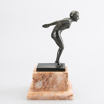 CARIN NILSON, attributed to, sculpture, bronze.