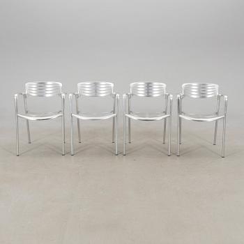 Jorge Pensi, four "Toledo" chairs for Amat-3 Spain.