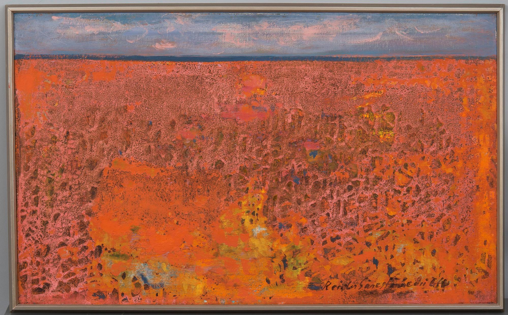 Reidar Särestöniemi, "BLUEBERRY IN AUTUMN COLORS".