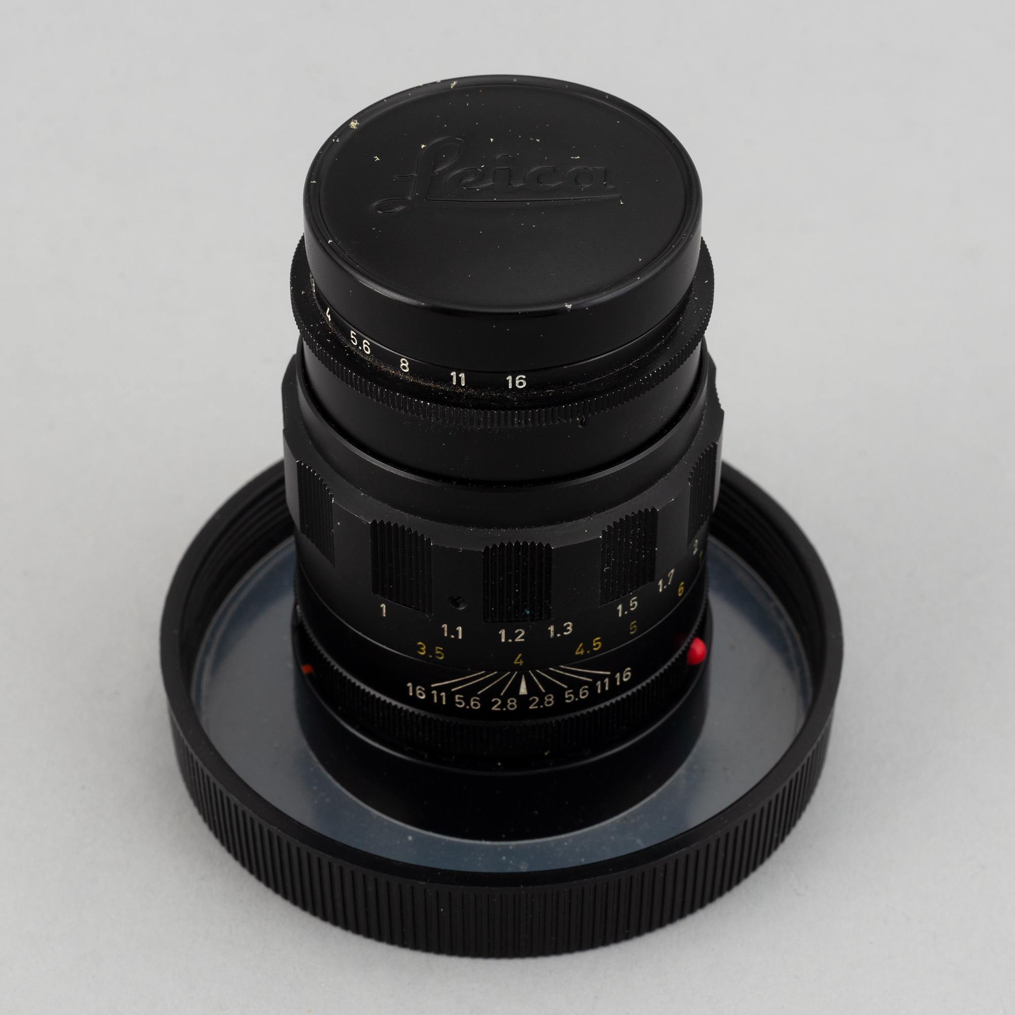 Leitz Canada, camera lense, Tele-Elmarit, 1:28/90,  no. 2287926.