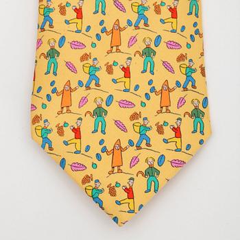 HERMÈS, a silk tie.