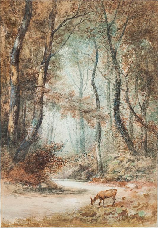 OKÄND KONSTNÄR, akvarell. England.