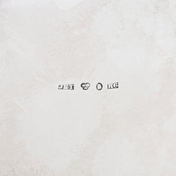 Jacob Engelberth Torsk, sockerskålar, ett par, silver, Stockholm 1895.