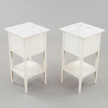 NATTDUKSBORD, ett par, 1900-talets första hälft.