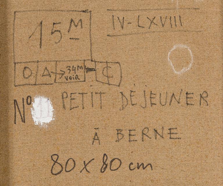 Max Papart, "Petit déjeuner à Berne" (Frukost i Bern).