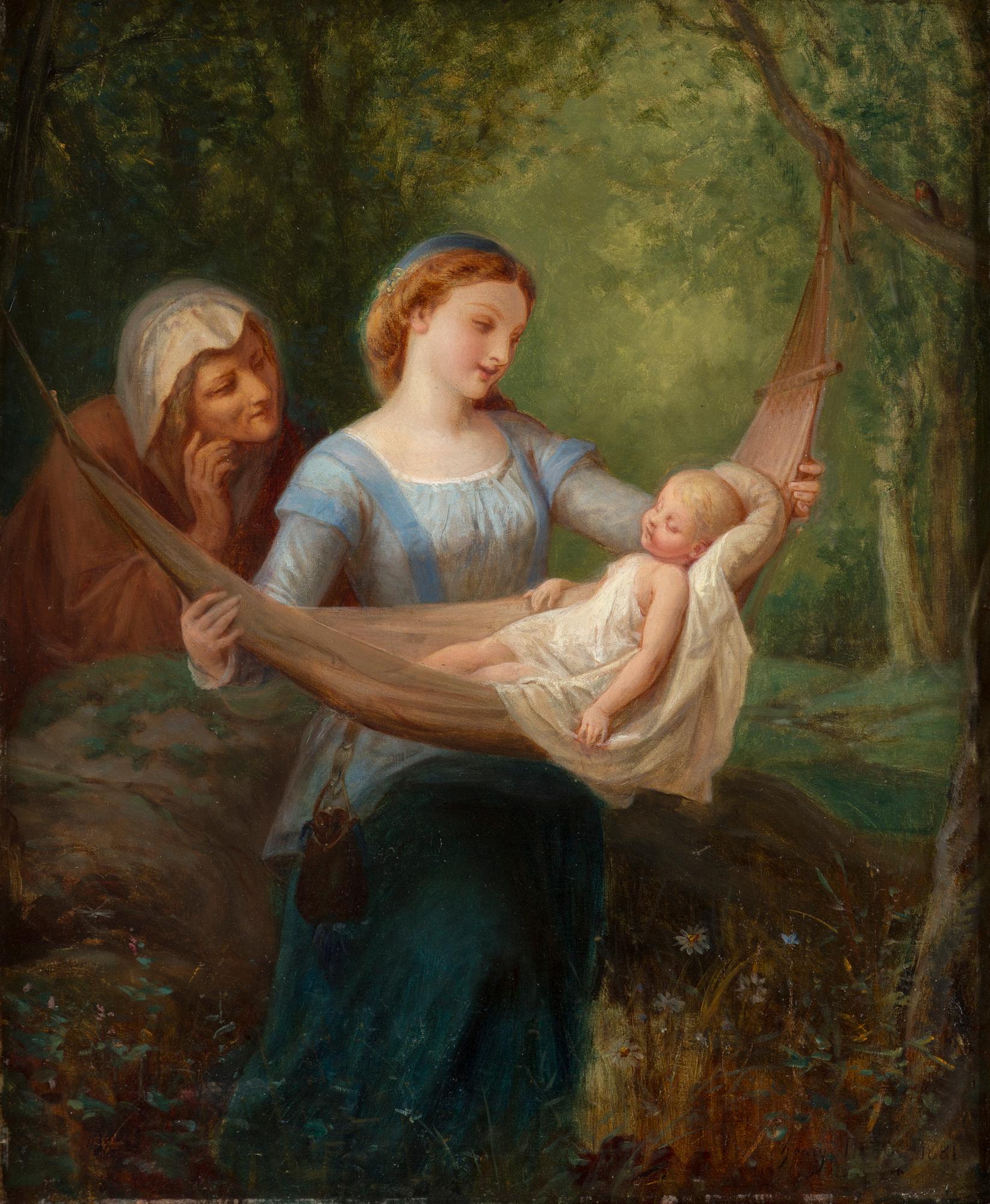 HENRI PIERRE PICOU, Oil on canvas, signed and dated 1881.