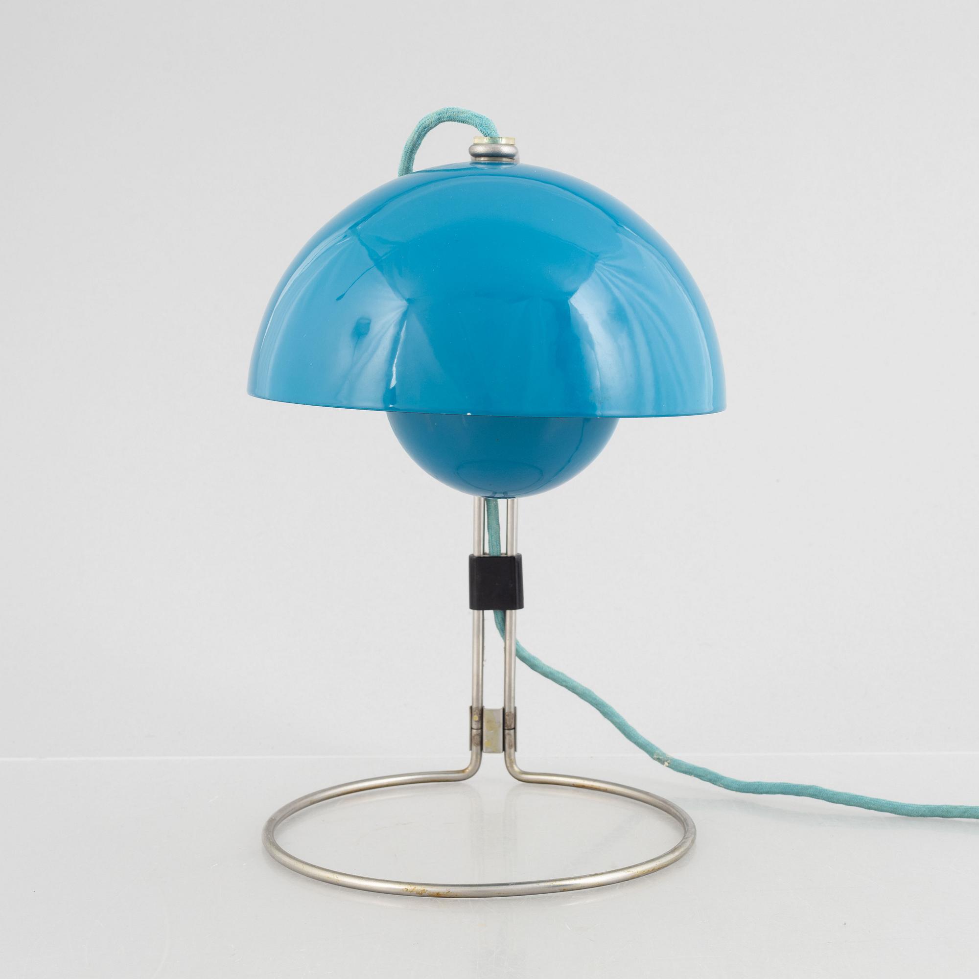 Verner Panton, a 'Flower Pot' table lamp, Louis Poulsen, Denmark.