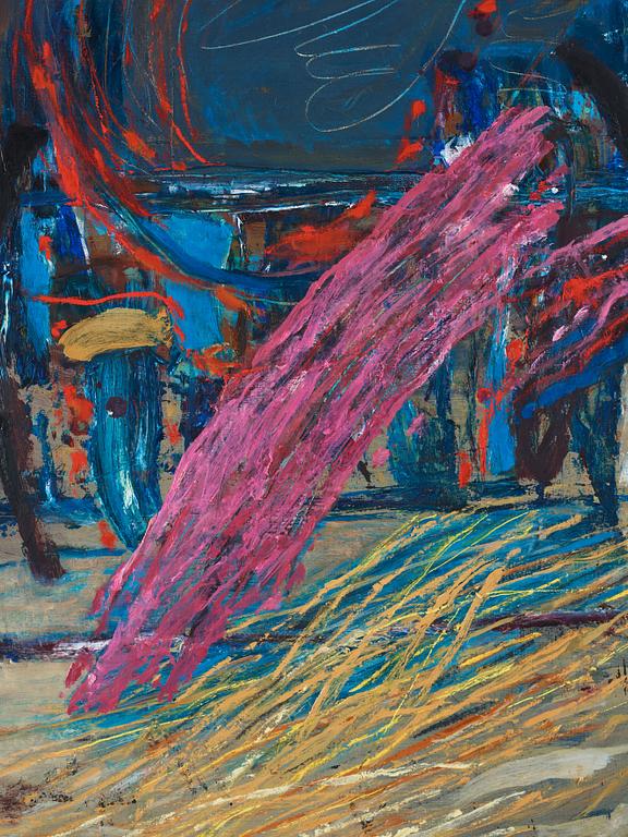 CO HULTÉN, oil on canvas, signed, executed 1961.