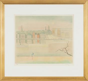 Einar Jolin, lithograph in colours, signed and numbered 144/360.