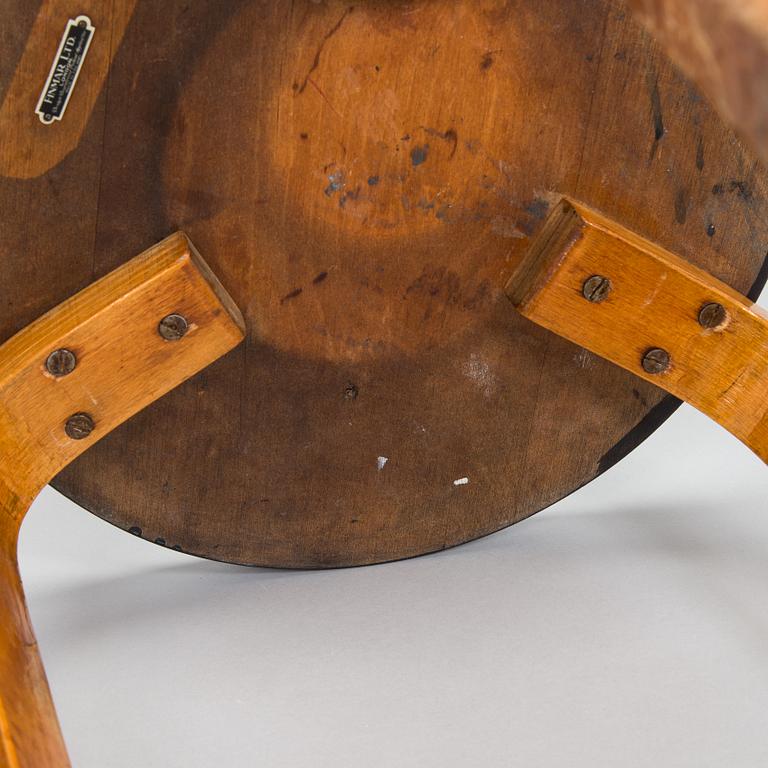 Alvar Aalto, jakkarapari, malli 60, O.Y. Huonekalu-ja Rakennustyötehdas A.B, Finmar, Suomi, 1934–39.