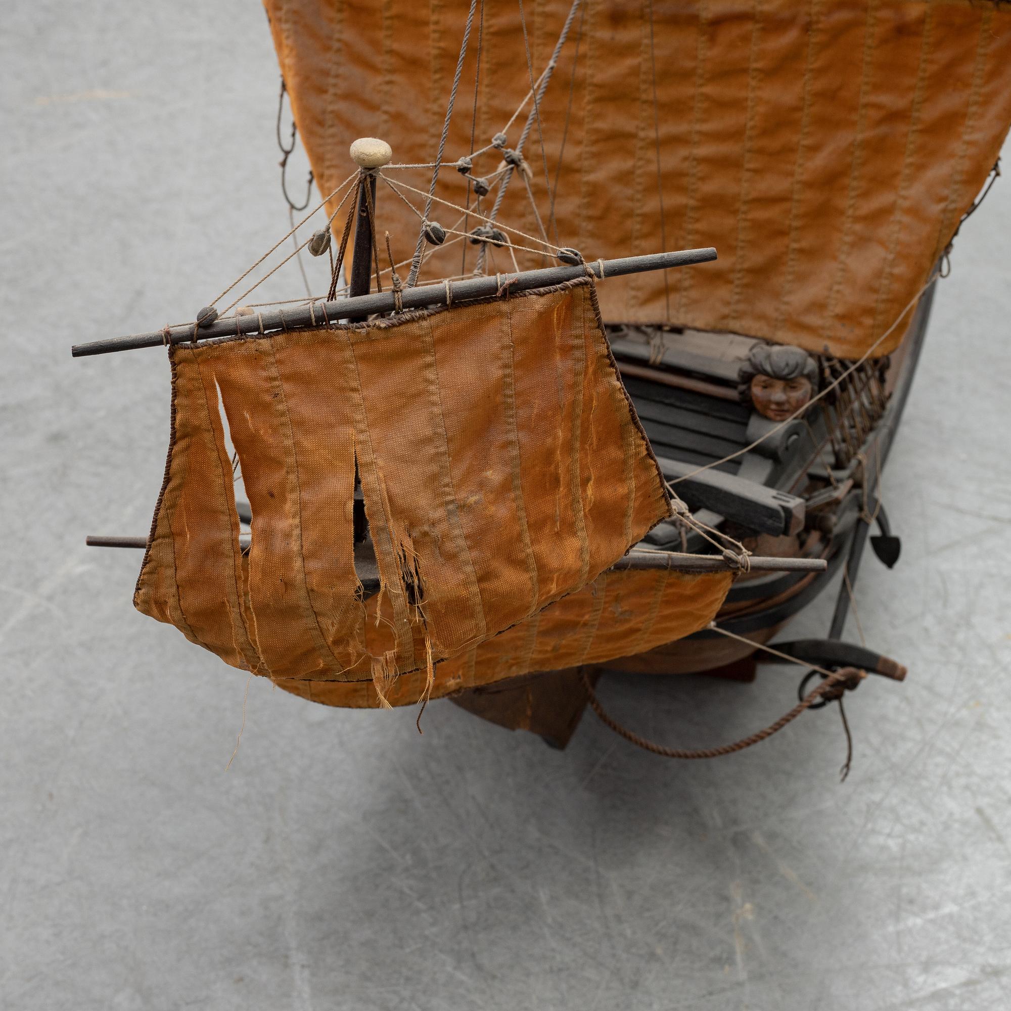 A modelship from the first half of the 20th century.