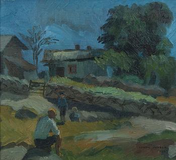 Lennu Juvela, Landscape from Porkkala by.