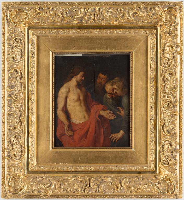 CHARLES FRANCOIS FELU, oil on board, signed.