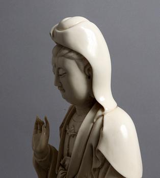 FIGURIN, blanc de chine, Kina tidigt 1900-tal,  märkt.