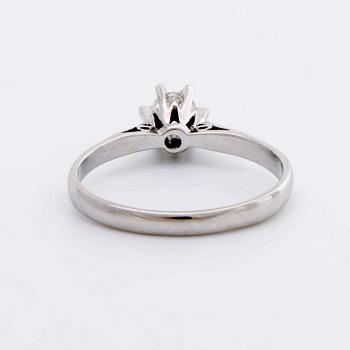 RING 18K vitguld m 1 briljant ca 0,25 ct.