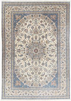 Matta, Nain, part silk, ca 460 x 324 cm.