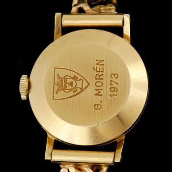 DAMARMBANDSUR, guld 18K, Certina. Tot ca 30 gram.