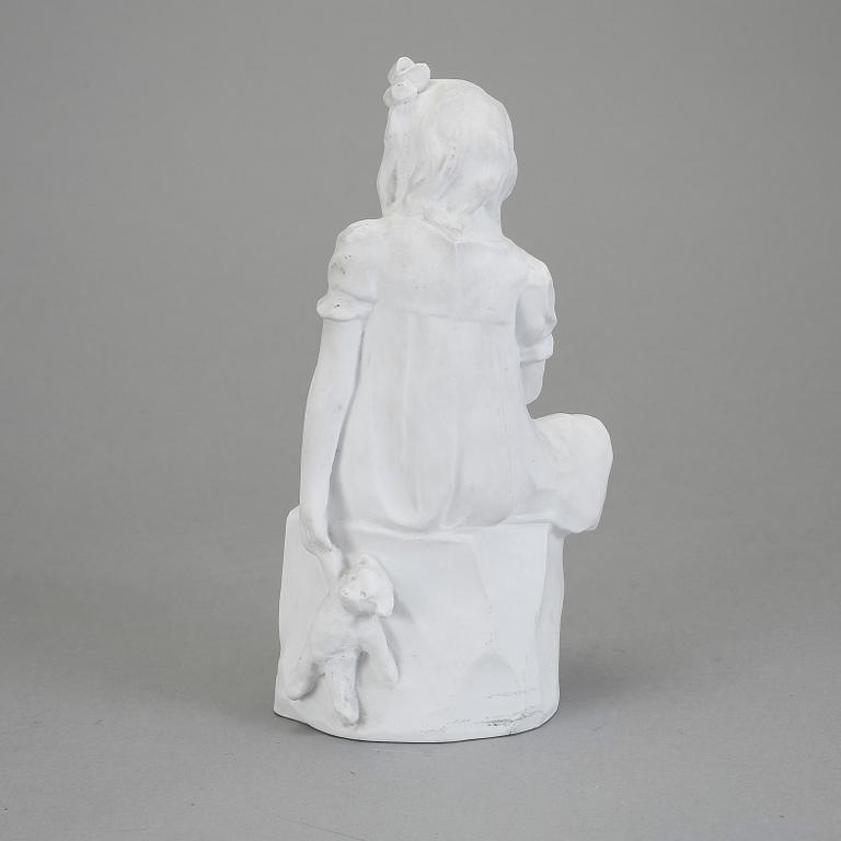 FIGURIN, parian, otydligt signerad, 1900-talets början.