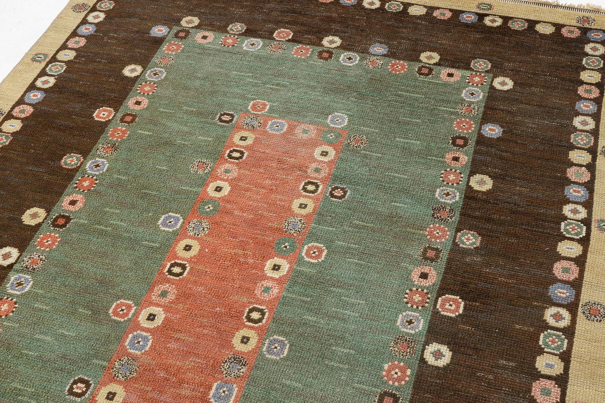 Märta Måås-Fjetterström, a carpet, 'Tusenskönan' ('Bellis'), knotted pile, c. 300 x 205 cm, signed AB MMF.