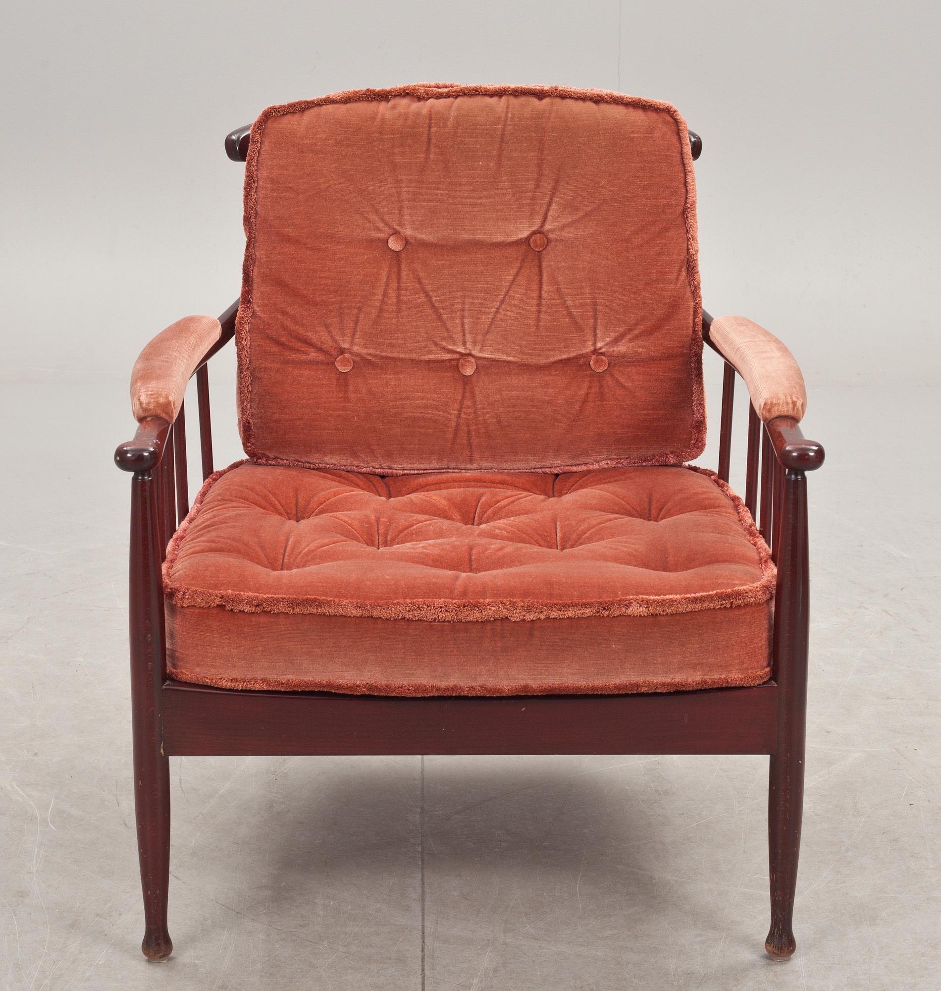 FÅTÖLJ, "Skrindan", Kerstin Hörlin-Holmquist.