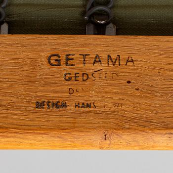 HANS J WEGNER, fåtölj, "GE 240", "Cigarren" Getama, Danmark, 1950-60-tal.