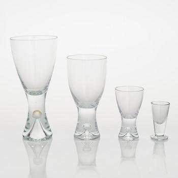 Tapio Wirkkala, a 35-piece set of 'Tapio' glasware. Iittala, Finland.