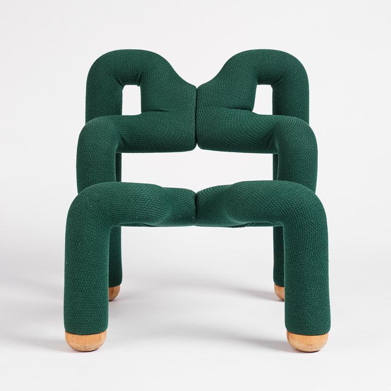 Terje Ekstrøm, armchair, "Ekstrem", for Stokke Fabrikker, Norway, circa 1984.