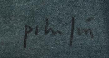 PETER FRIE, färglitografi, sign o numr 84/150.