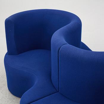 Verner Panton, a "Cloverleaf" sofa, Verpan, Denmark.