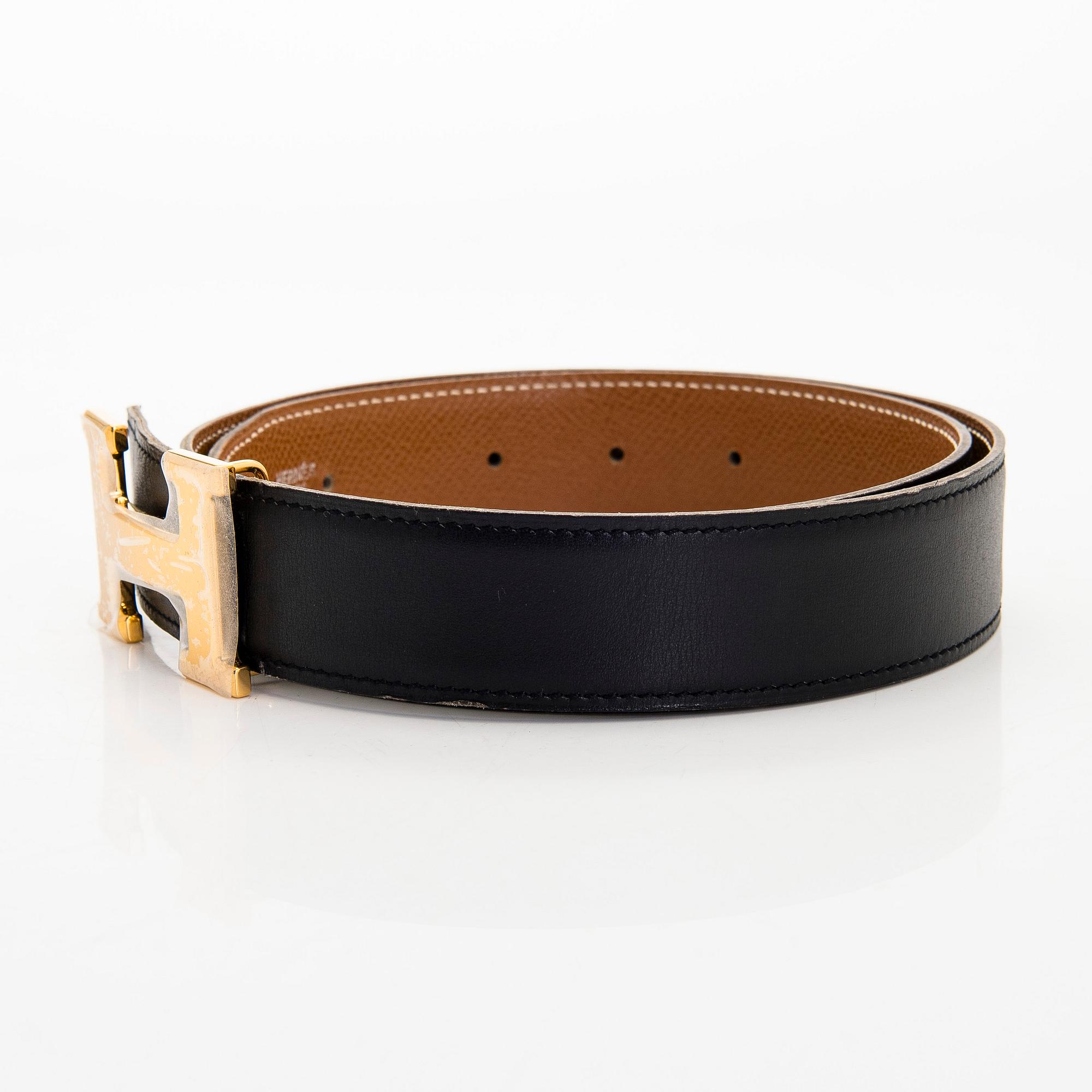 Hermès, skärp, "Constance", storlek 75, 1998.