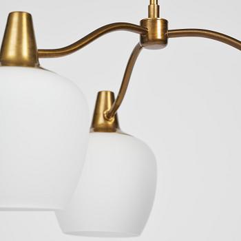 Harald Notini, a pair of ceiling lamps model 11954, Arvid Böhlmarks Lampfabrik, Stockholm, 1950s.