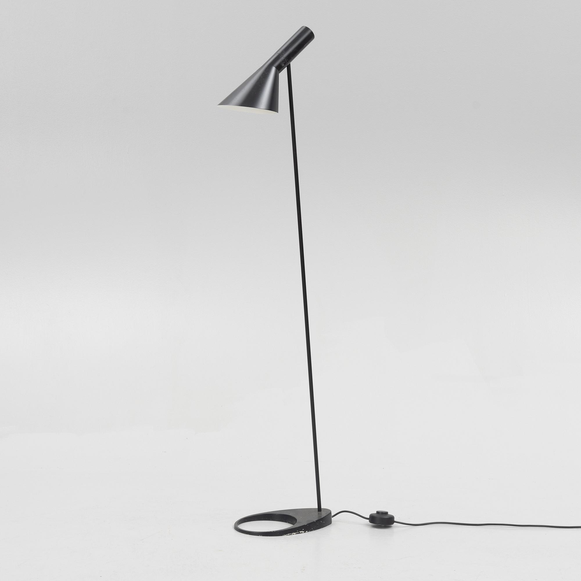 Arne Jacobsen, an 'AJ' floor lamp, Louis Poulsen, Danmark.