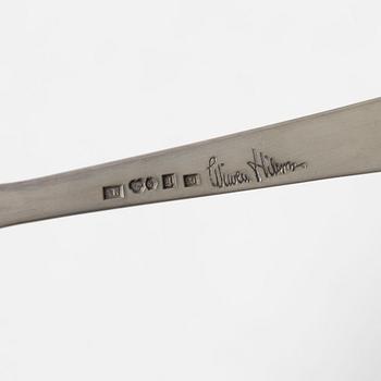 Wiwen Nilsson, serveringsspade, silver, Anders Nilsson, Lund 1961.