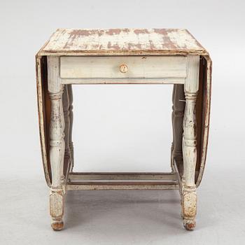 Drop-leaf table, 19th century.